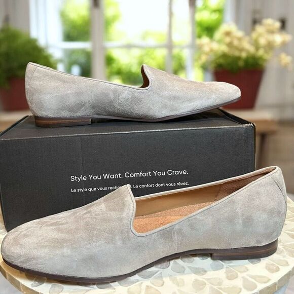 VIONIC Willa Leather Suede Supportive Slip On Loafer Flat Orthotic APMA - Picture 5 of 9